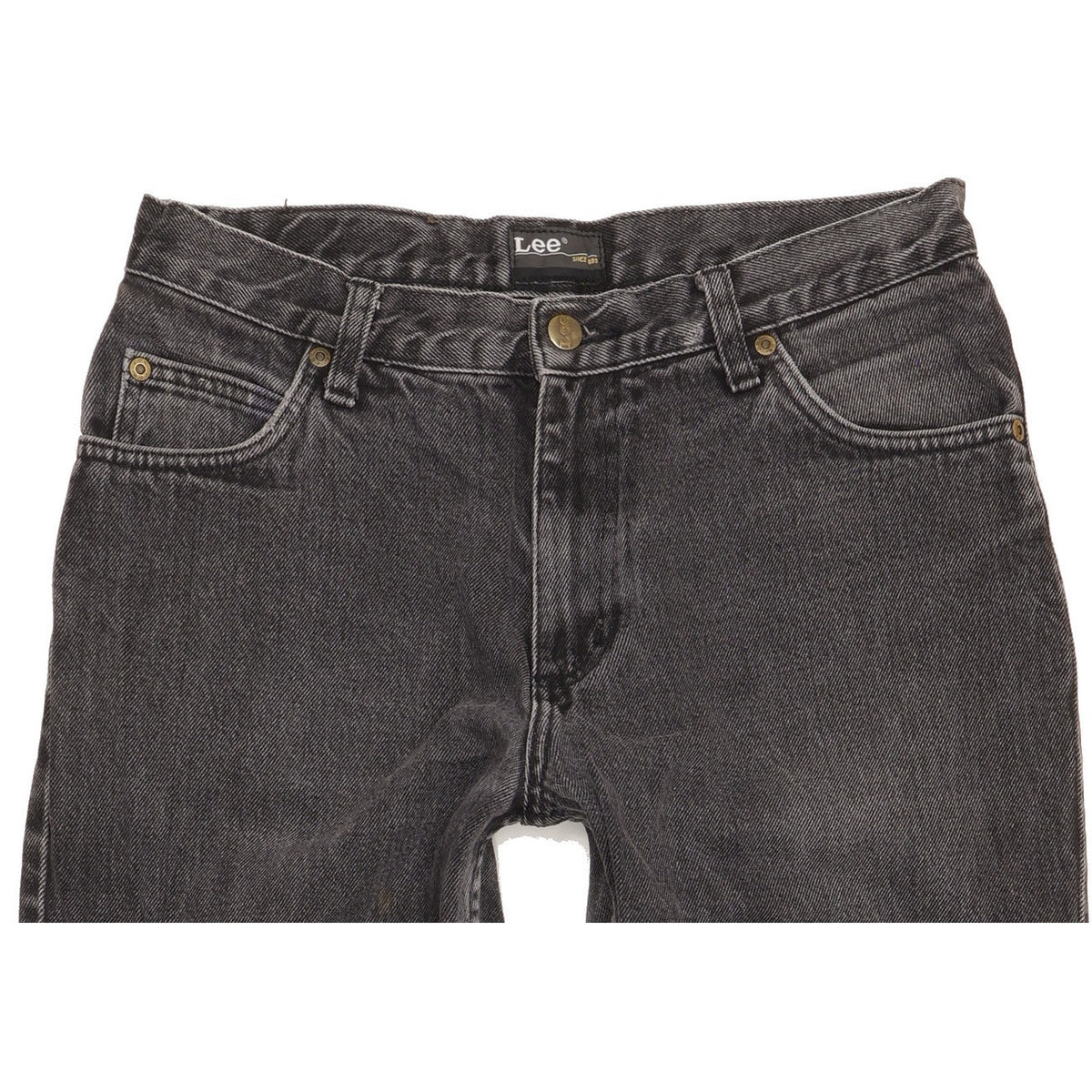 Lee Brooklyn Men Black Straight Regular Jeans W32 L30
