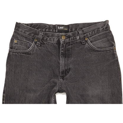 Lee Brooklyn Men Black Straight Regular Jeans W32 L30