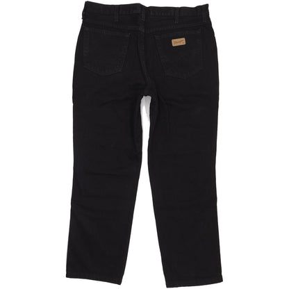Wrangler Oregon Men Black Straight Regular Jeans W38 L29