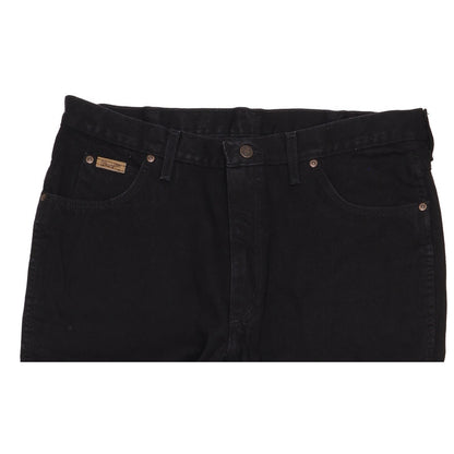 Wrangler Oregon Men Black Straight Regular Jeans W38 L29