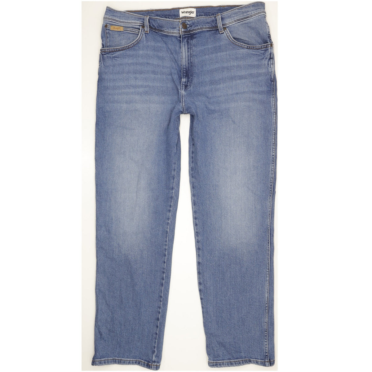 Wrangler Texas Men Blue Straight Regular Stretch Jeans W40 L31