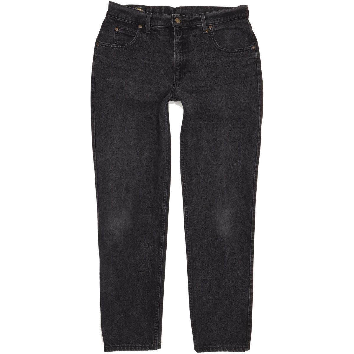 Lee Phoenix Men Black Straight Regular Jeans W36 L31