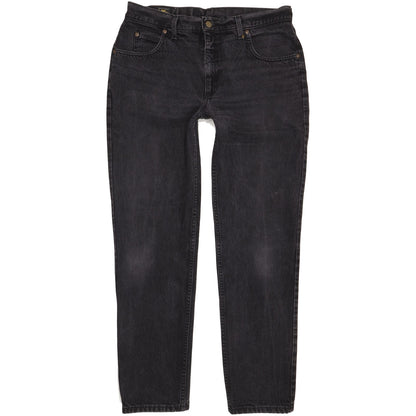 Lee Phoenix Men Black Straight Regular Jeans W36 L31