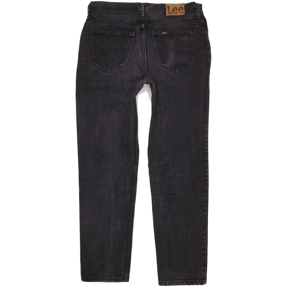 Lee Phoenix Men Black Straight Regular Jeans W36 L31