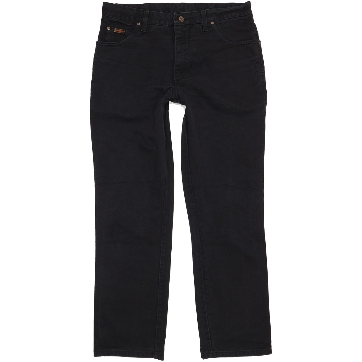 Wrangler Texas Men Black Straight Regular Jeans W36 L32