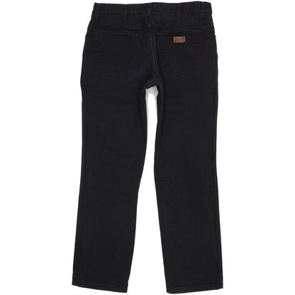 Wrangler Texas Men Black Straight Regular Jeans W36 L32