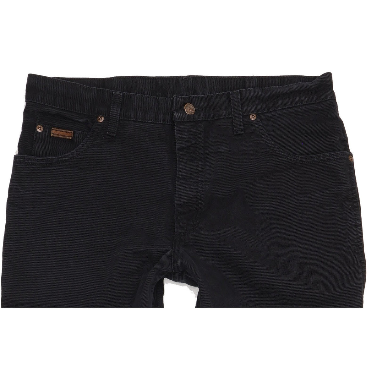 Wrangler Texas Men Black Straight Regular Jeans W36 L32