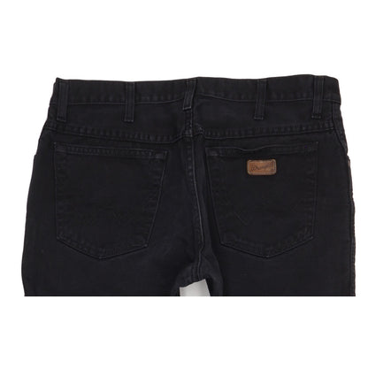 Wrangler Texas Men Black Straight Regular Jeans W36 L32
