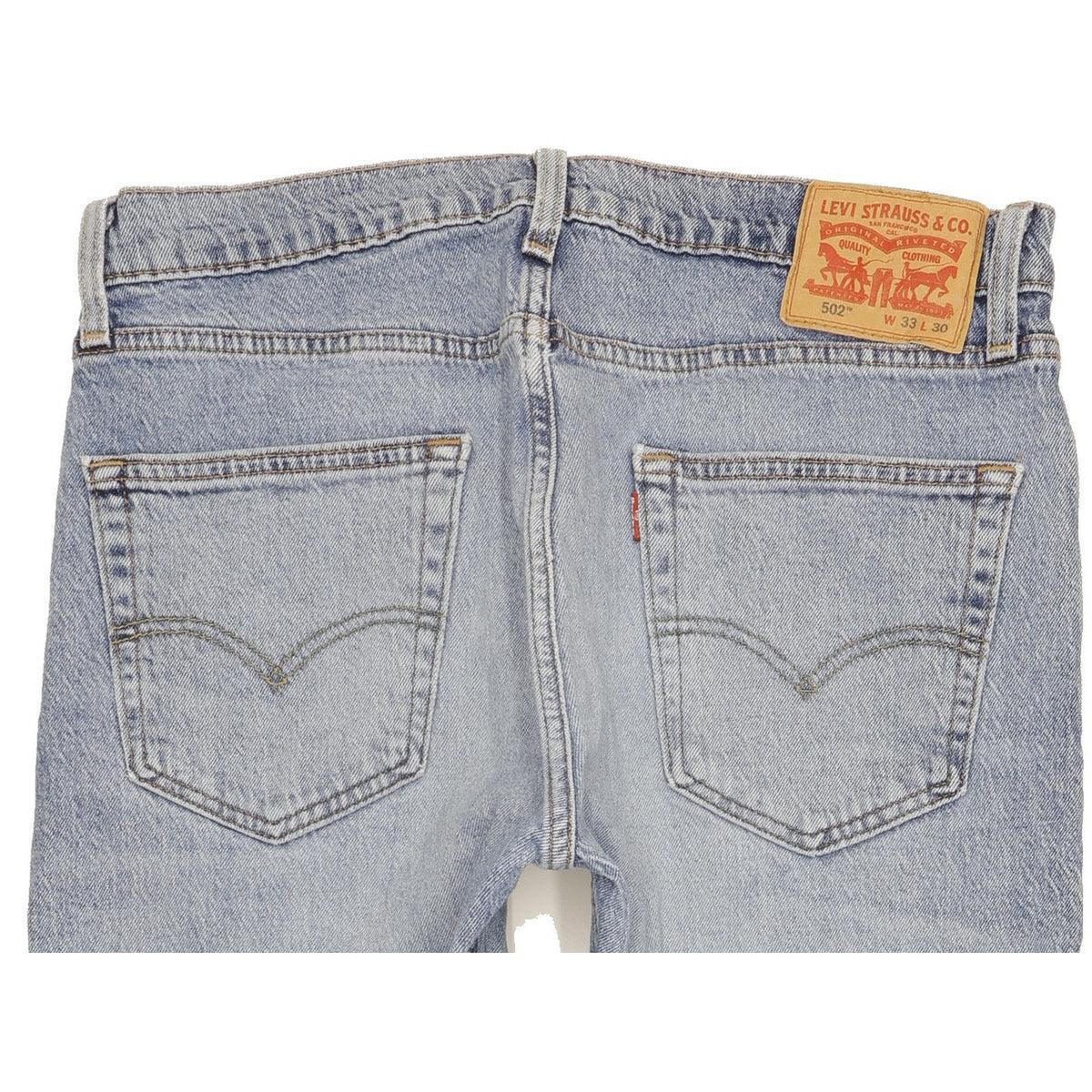 Levi's 502 Men Blue Tapered Regular Jeans W33 L29