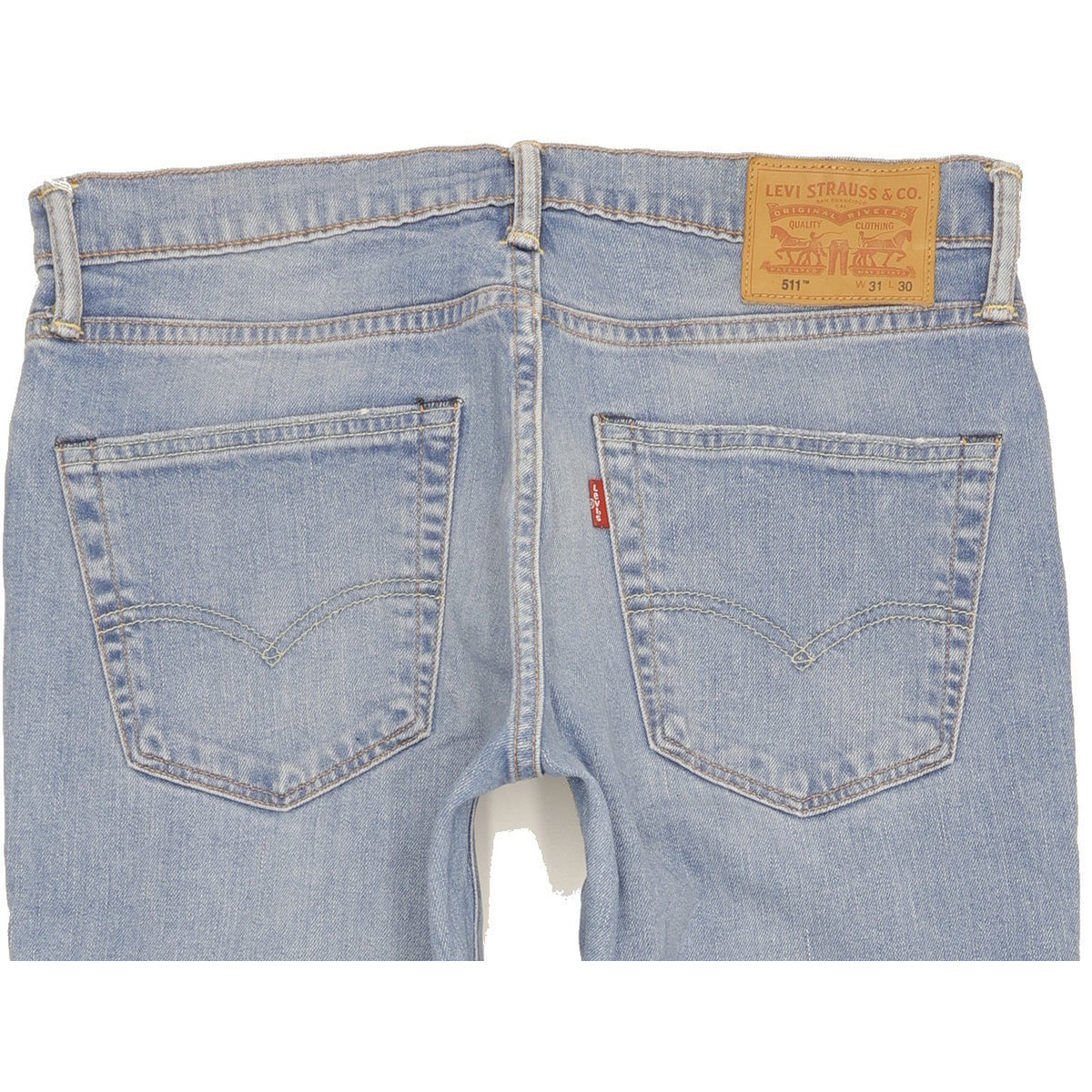 Levi's 511 Men Blue Straight Slim Stretch Jeans W31 L30