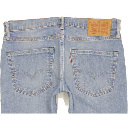 Levi's 511 Men Blue Straight Slim Stretch Jeans W31 L30