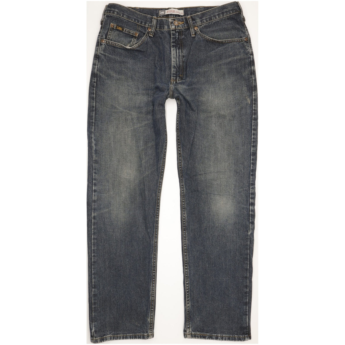 Lee Premium Men Blue Straight Regular Jeans W36 L32