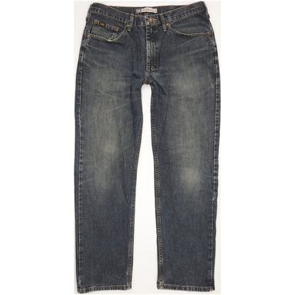 Lee Premium Men Blue Straight Regular Jeans W36 L32