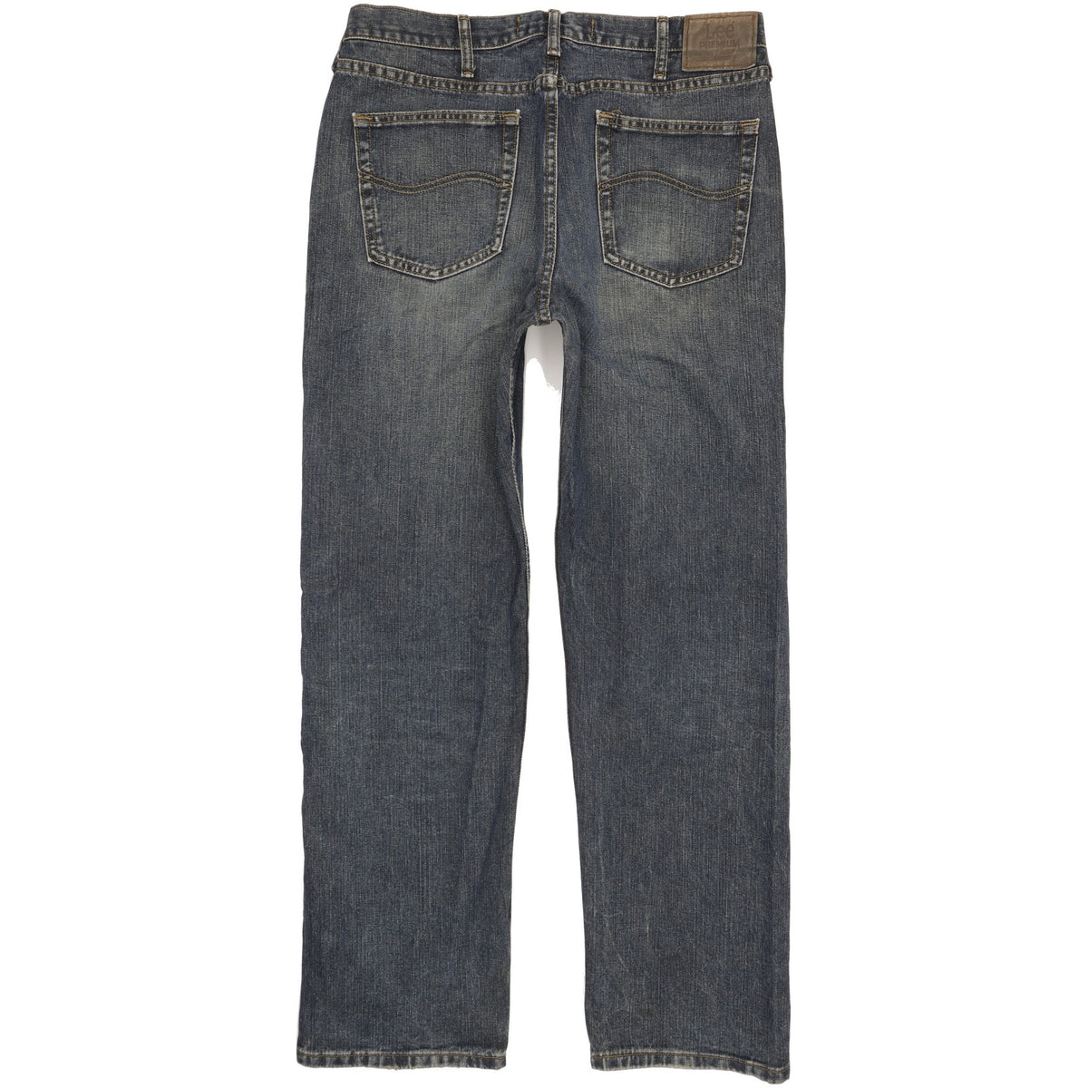 Lee Premium Men Blue Straight Regular Jeans W36 L32
