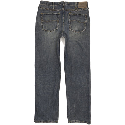 Lee Premium Men Blue Straight Regular Jeans W36 L32