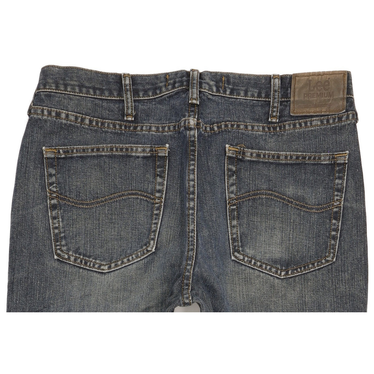 Lee Premium Men Blue Straight Regular Jeans W36 L32