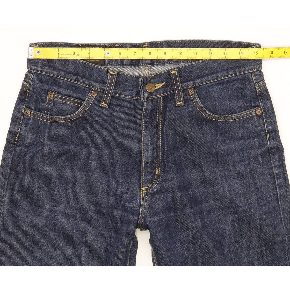 Lee Men Blue Straight Regular Jeans W31 L30