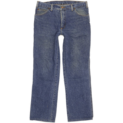 Wrangler Men Blue Straight Regular Jeans W34 L30