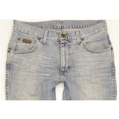 Wrangler Alaska Men Blue Straight Regular Jeans W30 L34
