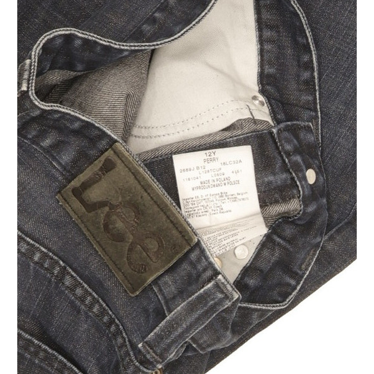 Lee Perry Kids Men Blue Straight Regular Jeans W26 L28