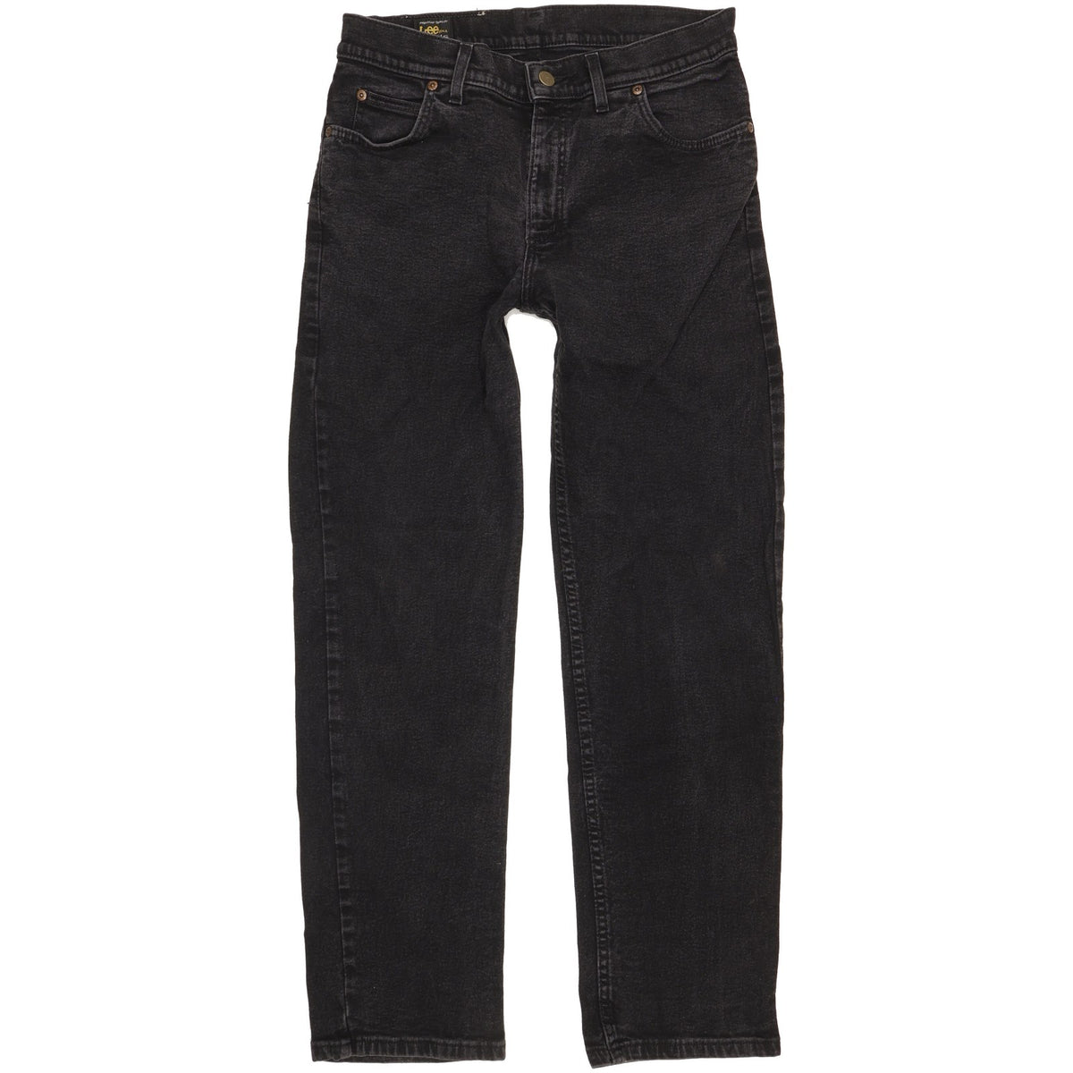 Lee Brooklyn Men Black Straight Regular Stretch Jeans W32 L30