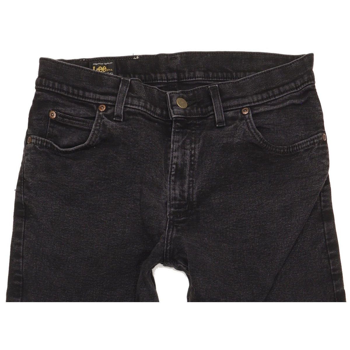 Lee Brooklyn Men Black Straight Regular Stretch Jeans W32 L30