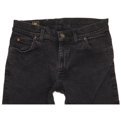 Lee Brooklyn Men Black Straight Regular Stretch Jeans W32 L30