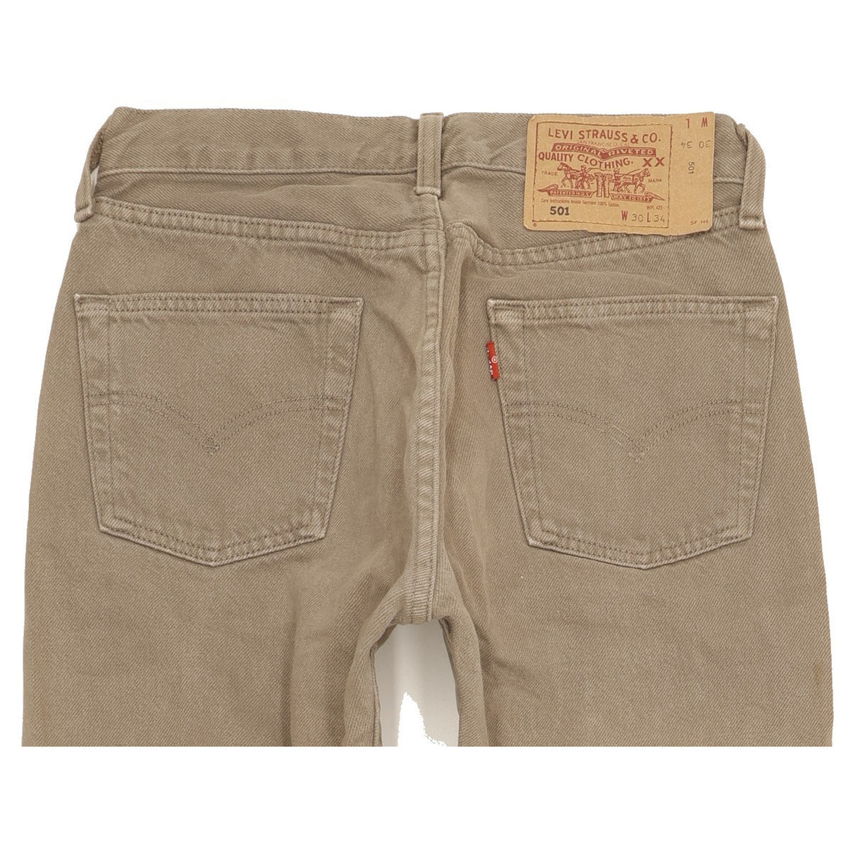 Levi's 501 Men Brown Straight Regular Jeans W29 L33