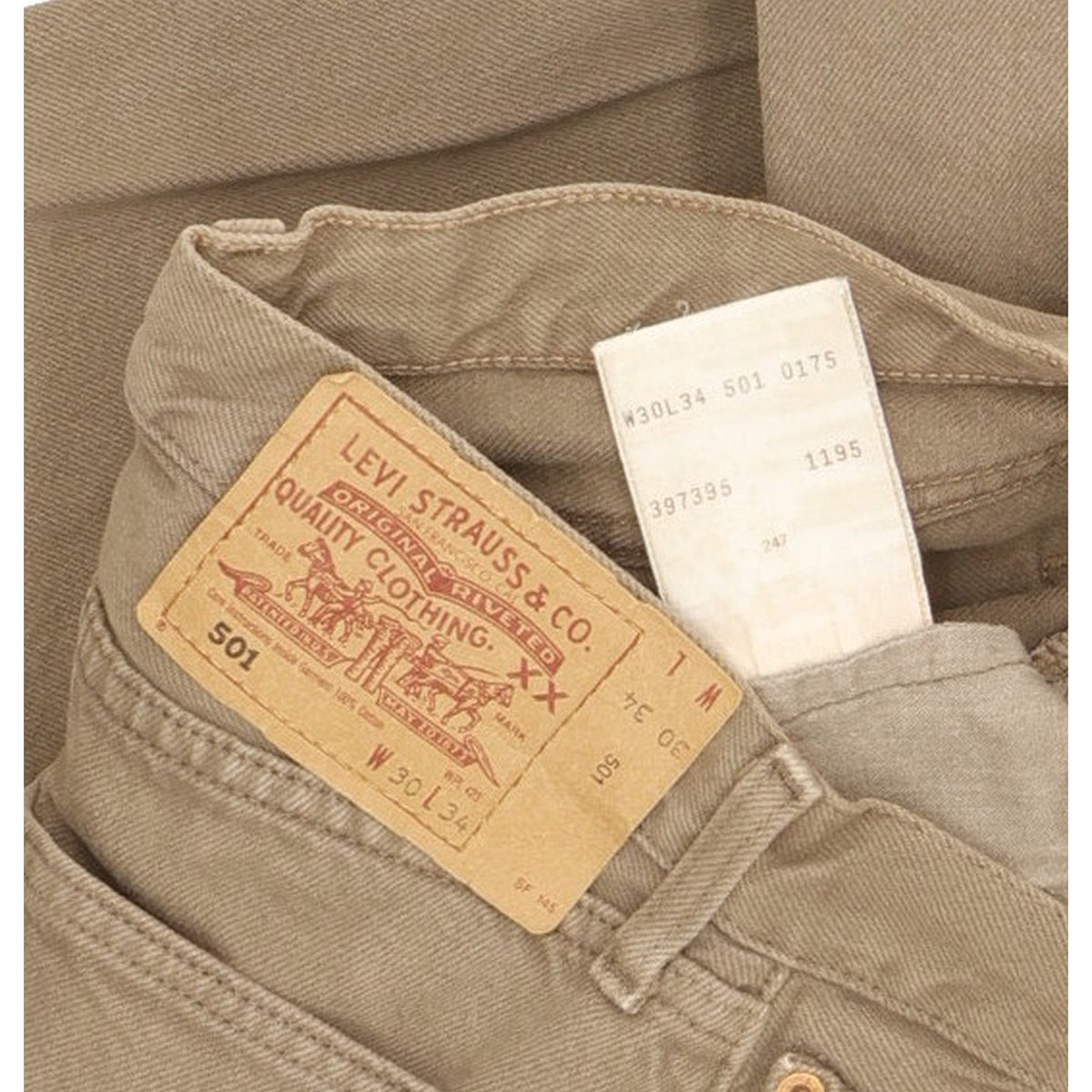 Levi's 501 Men Brown Straight Regular Jeans W29 L33