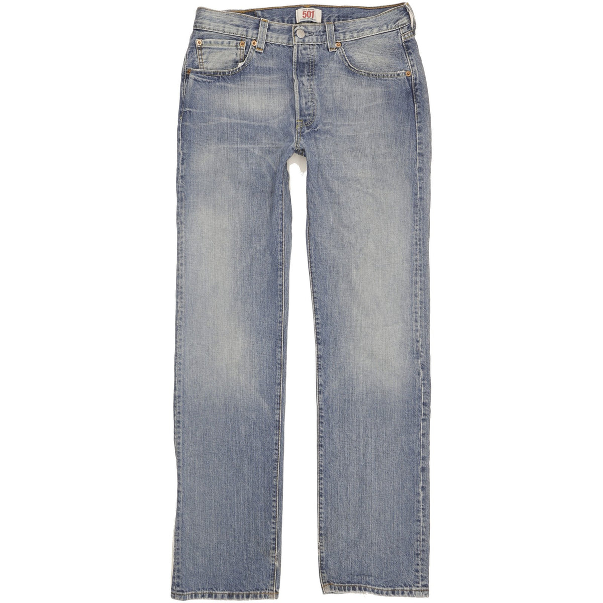 Levi's 501 Men Blue Straight Regular Jeans W32 L34