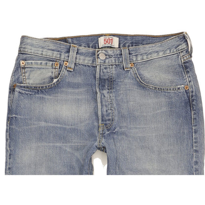 Levi's 501 Men Blue Straight Regular Jeans W32 L34