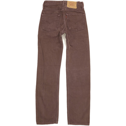 Levi's 501 Men Purple Straight Regular Jeans W26 L29
