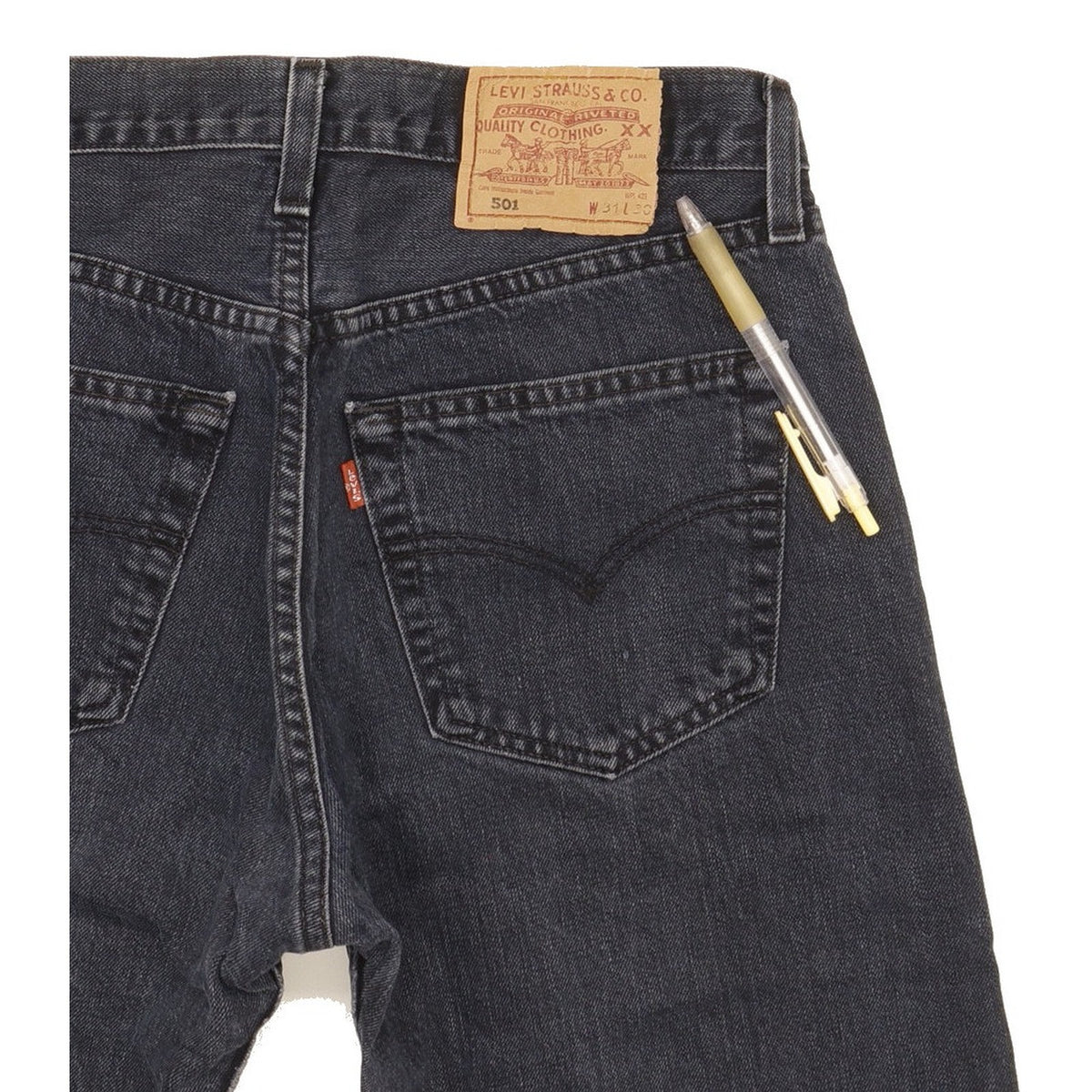 Levi's 501 Men Blue Straight Regular Jeans W30 L29