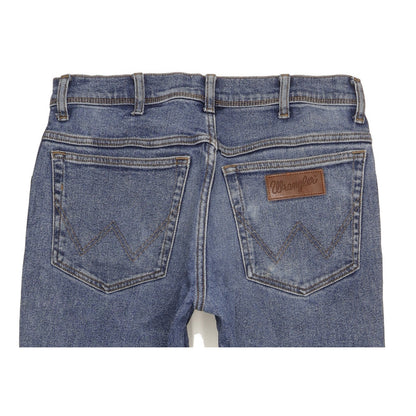 Wrangler Texas Men Blue Straight Regular Stretch Jeans W32 L31