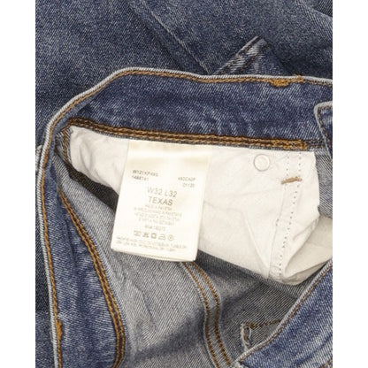 Wrangler Texas Men Blue Straight Regular Stretch Jeans W32 L31