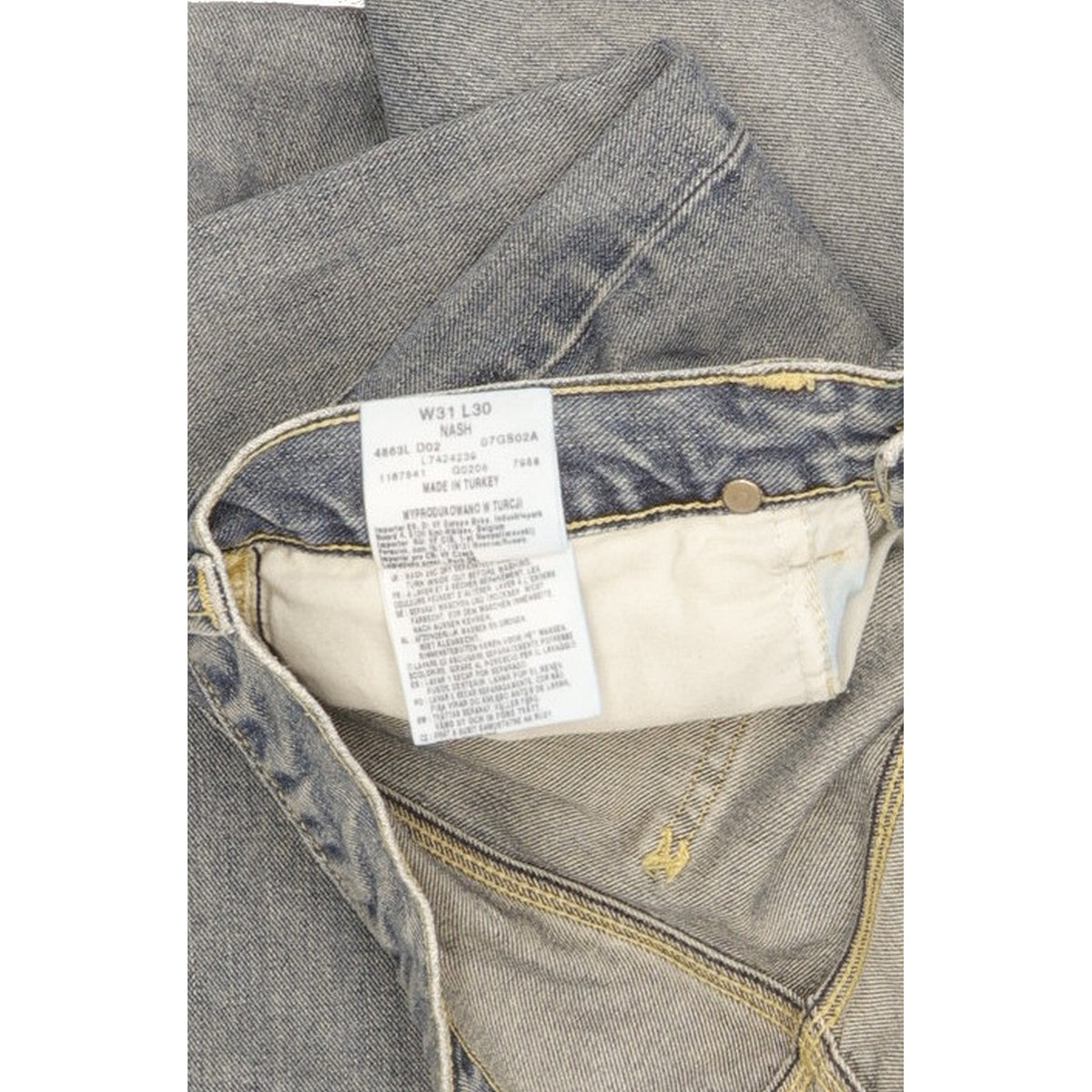 Lee Nash Men Blue Straight Regular Jeans W31 L26