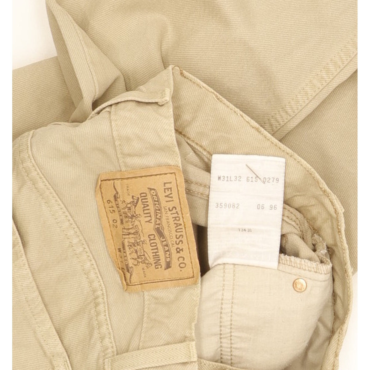 Levi's 615 Men Beige Straight Regular Jeans W31 L32
