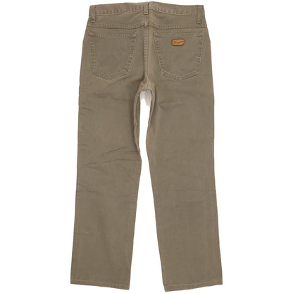 Wrangler Texas Men Green Straight Regular Jeans W32 L28