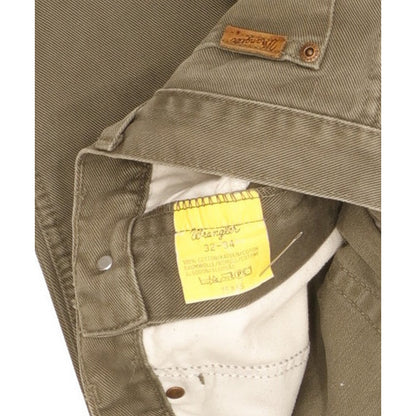 Wrangler Texas Men Green Straight Regular Jeans W32 L28