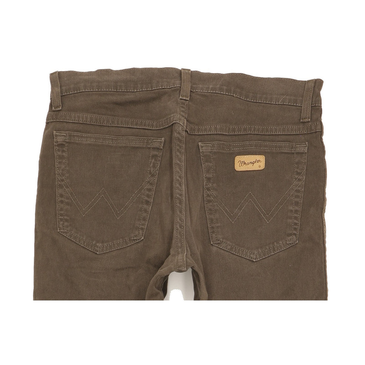 Wrangler Texas Men Brown Straight Regular Stretch Jeans W32 L29