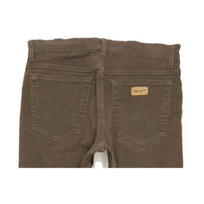 Wrangler Texas Men Brown Straight Regular Stretch Jeans W32 L29