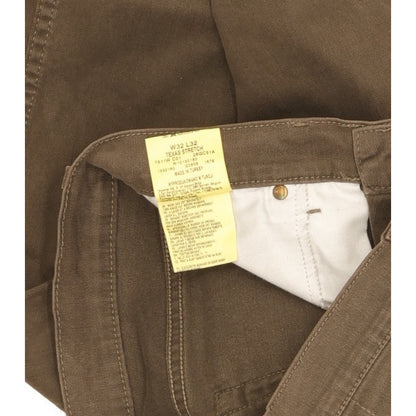 Wrangler Texas Men Brown Straight Regular Stretch Jeans W32 L29
