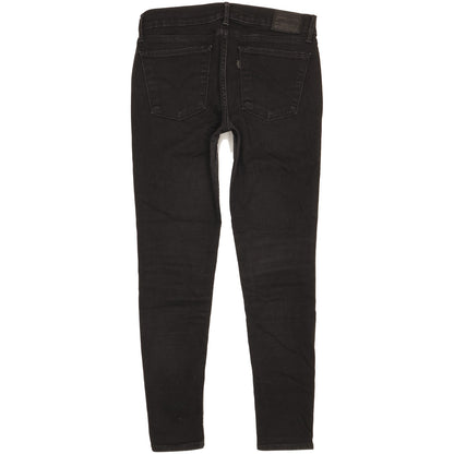 Levi's 710 Super Women Black Skinny Slim Stretch Jeans W29 L27