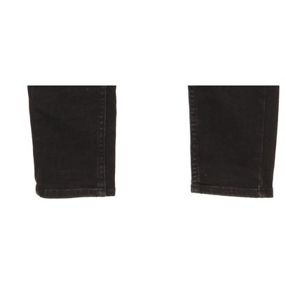 Levi's 710 Super Women Black Skinny Slim Stretch Jeans W29 L27