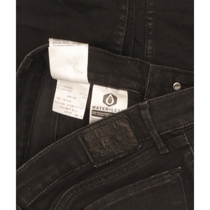 Levi's 710 Super Women Black Skinny Slim Stretch Jeans W29 L27