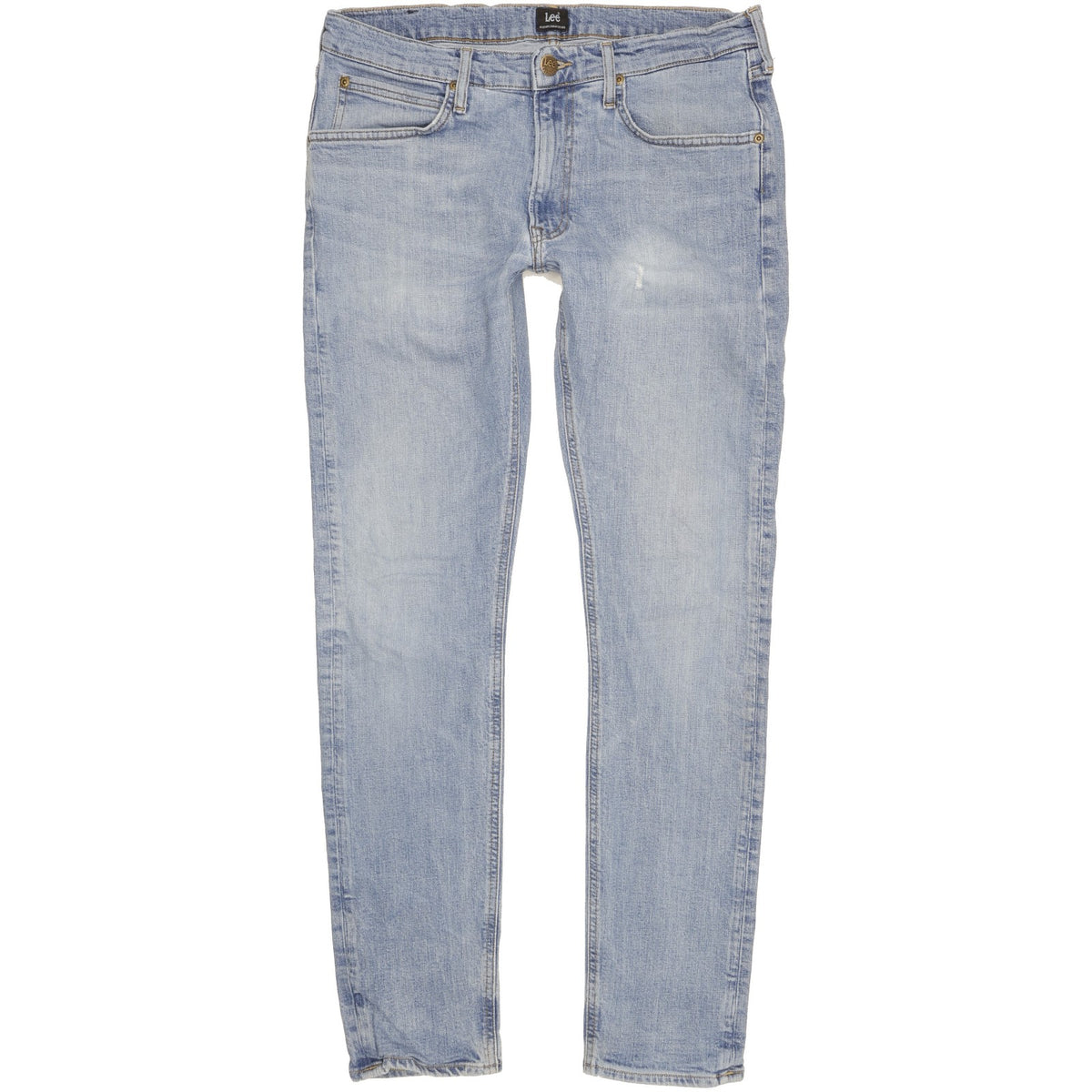 Lee Luke Men Blue Skinny Slim Stretch Jeans W33 L32