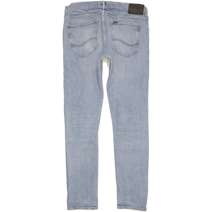 Lee Luke Men Blue Skinny Slim Stretch Jeans W33 L32
