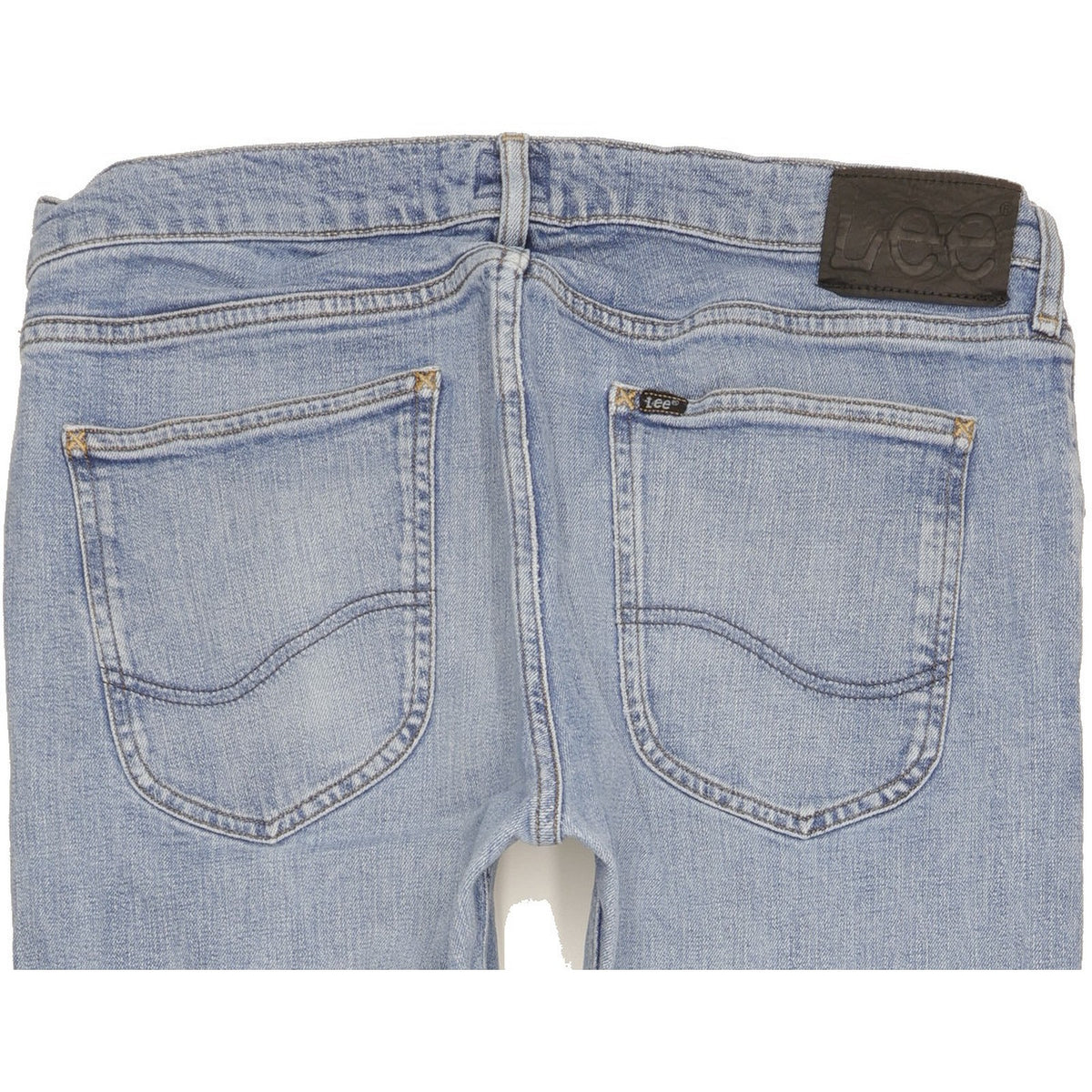 Lee Luke Men Blue Skinny Slim Stretch Jeans W33 L32