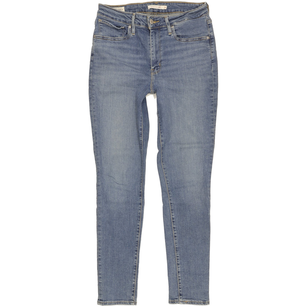 Levi's 721 Blue Skinny Slim Stretch Jeans High Waisted W30 L29