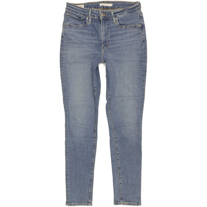 Levi's 721 Blue Skinny Slim Stretch Jeans High Waisted W30 L29
